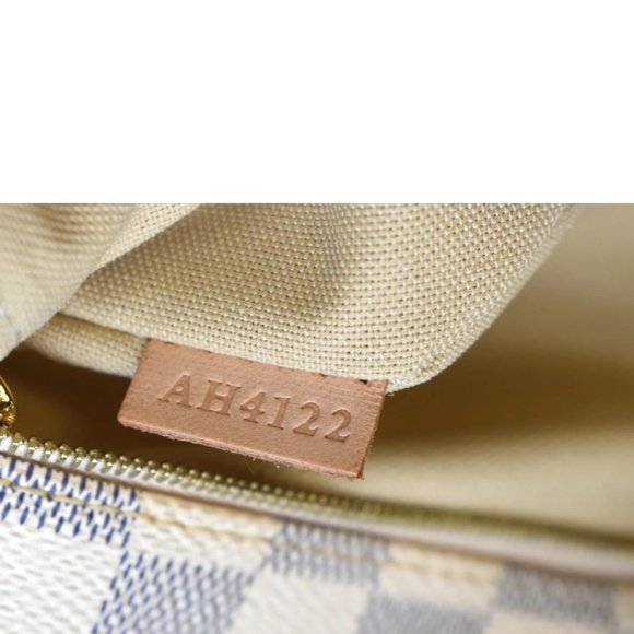 LOUIS VUITTON  Soffi Damier Azur Satchel Shoulder Bag - Picture 9 of 12